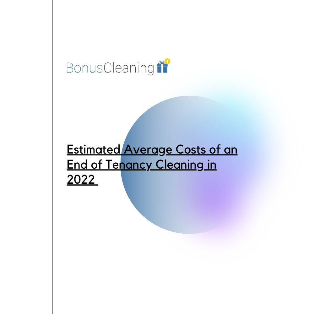 average cost of an end of tenancy cleaning in 2022